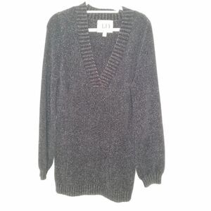 TJD black sweater dress size S/XS